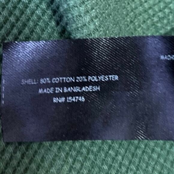 Stoic Men's Green Waffle Knit Long Sleeve Crew Neck Pocket Sweater Top Size L - Picture 4 of 4